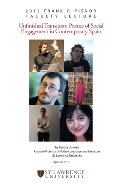 Unfinished Transition: Poetics of Social Engagement in