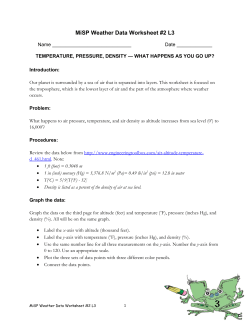 MiSP Weather Data Worksheet #2 L3