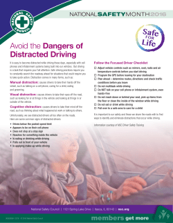 Avoid the Dangers of Distracted Driving