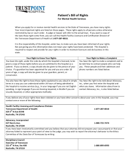 Patient`s Bill of Rights