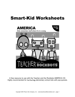 Smart-Kid Worksheets
