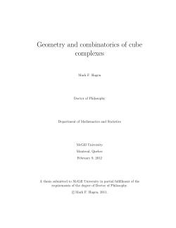 Geometry and combinatorics of cube complexes