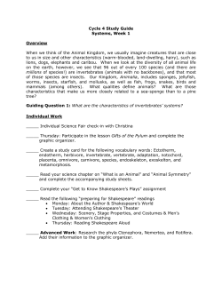 Cycle 4 Study Guide Systems, Week 1 Overview When we think of