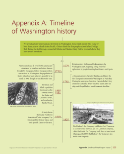 Appendix A: Timeline of Washington history