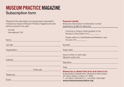 museum practice magazine