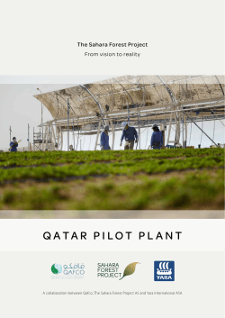 qaTar PiloT PlanT - Yara International