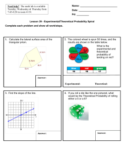 Calculate the lateral surface area of the triangular prism. 1. The