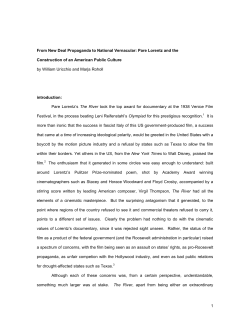 From New Deal Propaganda to National Vernacular