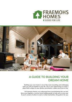 a guide to building your dream home