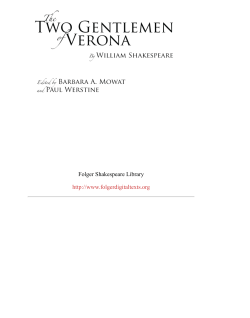 The Two Gentlemen of Verona