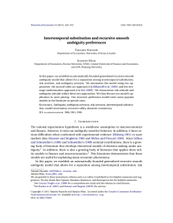 Intertemporal substitution and recursive smooth ambiguity preferences