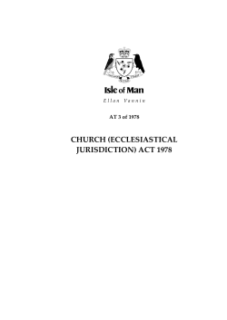 Church (Ecclesiastical Jurisdiction) Act 1978