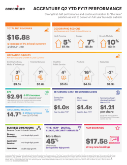$16.8B $17.5B 45% 5% 7% 10% - Accenture &ndash; Investor Relations