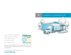 Hydrogen as a Fuel - California Fuel Cell Partnership