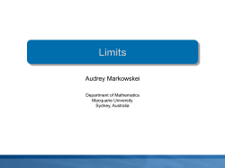 Audrey Markowskei - Macquarie University