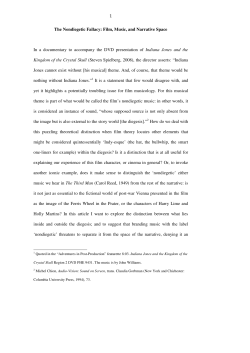 The non-diegetic fallacy: film, music, and narrative space