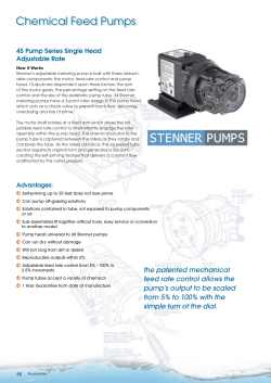 Chemical Feed Pumps