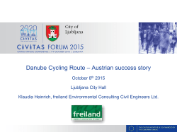 Danube Cycling Route &ndash; Austrian success story