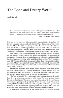 The Lone and Dreary World - Dialogue: A Journal of Mormon Thought