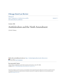 Antifederalism and the Ninth Amendment