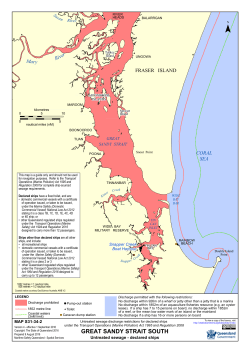 Great Sandy Strait South – untreated sewage, declared ships (PDF