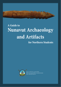 Nunavut Archaeology and Artifacts