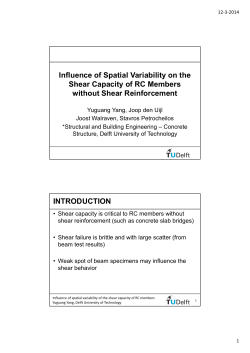 Influence of Spatial Variability on the Shear Capacity of RC