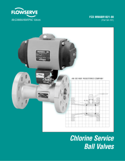 Chlorine Service Ball Valves