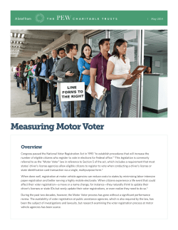 Measuring Motor Voter - The Pew Charitable Trusts
