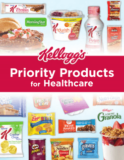 Priority Products - Kellogg Specialty Channels
