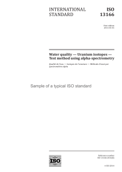 international standard iso 13166