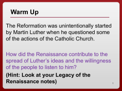 Martin Luther - Northside Middle School