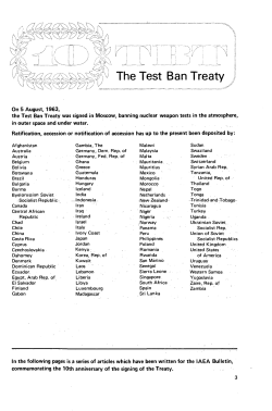 The Test Ban Treaty