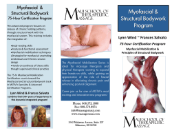 Myofascial Mobilization