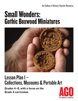 Gothic Boxwood Miniatures