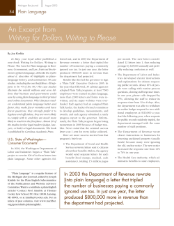 An Excerpt from Writing for Dollars, Writing to Please