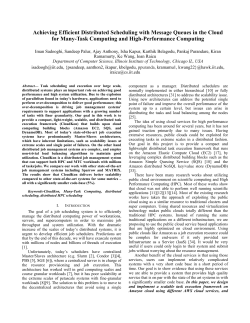 Achieving Efficient Distributed Scheduling with Message Queues in