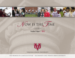 Fall 2012 - Virginia Union University