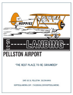 Hoppies Menu - Pellston Regional Airport
