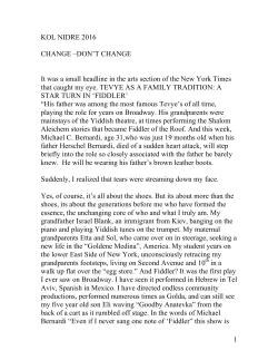 Sermon – Kol Nidre 2016/5777