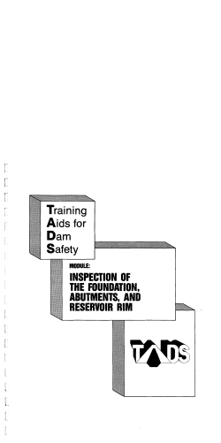 Inspection of the Foundation, Abutments, and Reservoir Rim