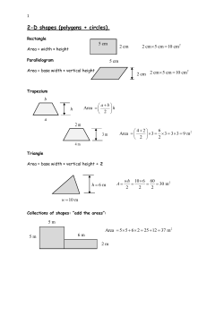 Area and volume - Random Calculations .co.uk