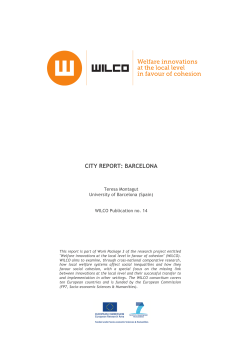 city report: barcelona