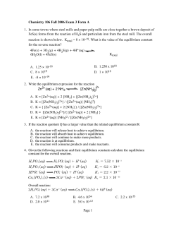 Sample Exam 3 F2006