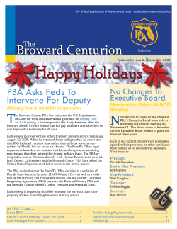 December - Broward County Police Benevolent Association