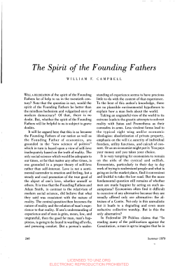 The Spirit of the Founding Fathers