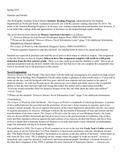 Spring 2014 Students and Parents - Willoughby