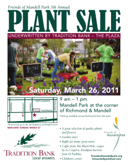 Newsletter Mar 2011