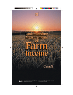 Understanding Measurements of Farm Income