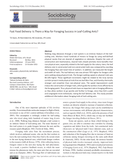 Sociobiology - Universidade Estadual de Feira de Santana